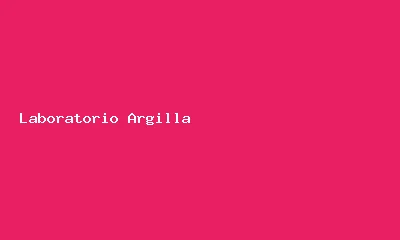 Logo Laboratorio Argilla