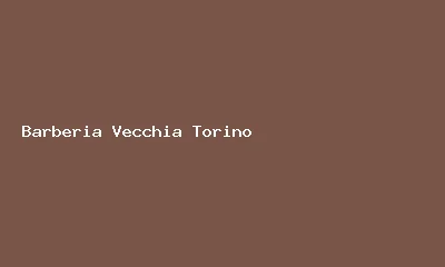 Logo Barberia Vecchia Torino