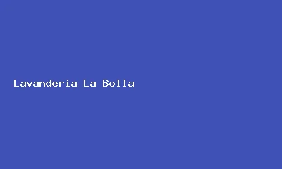 Logo Lavanderia La Bolla