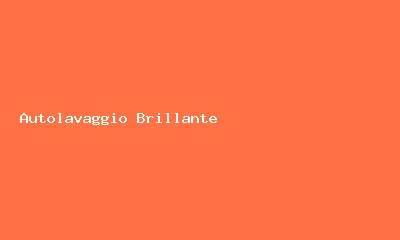 Logo Autolavaggio Brillante