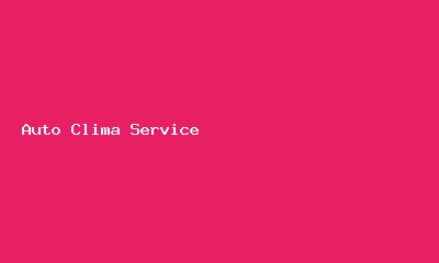 Logo Auto Clima Service