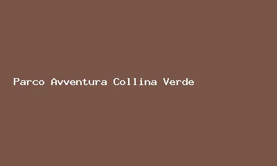 Logo Parco Avventura Collina Verde