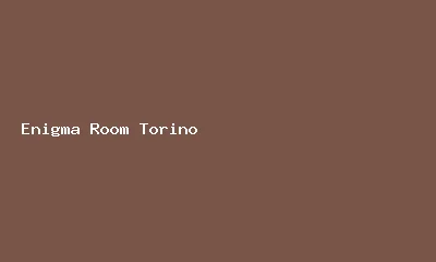 Logo Enigma Room Torino