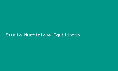 Logo Studio Nutrizione Equilibrio