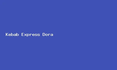 Logo Kebab Express Dora