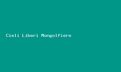 Logo Cieli Liberi Mongolfiere