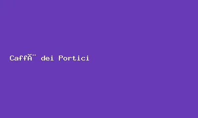 Logo Caffè dei Portici